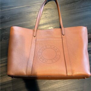 Cole Han zipper top tote
